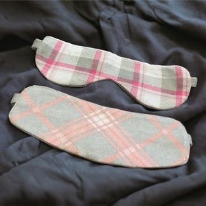 SET OF 2 Cotton Sleeping Masks